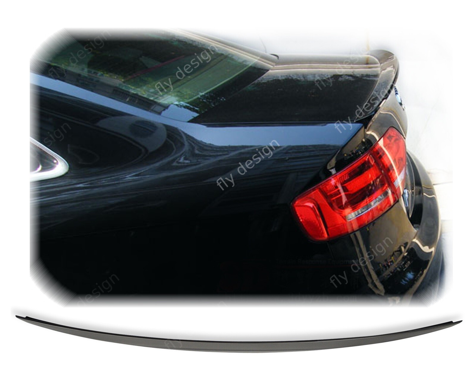 Rear Spoiler Suitable for AUDI A4 B8 Sedan (2007-2015), Wing