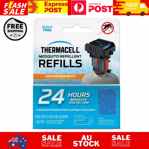 Thermacell THM24 Mosquito Repellent 24-Hour Refill; Includes 4 Repellent Mats - Picture 1 of 9