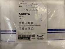 Taglio su ordinazione - Tessuto leggero trasparente IKEA SARITA - Bianco / Tende, divisorio camera