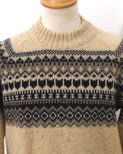 Island Norweger Strick Pullover Grösse L Herren H352 - Bild 2 von 5