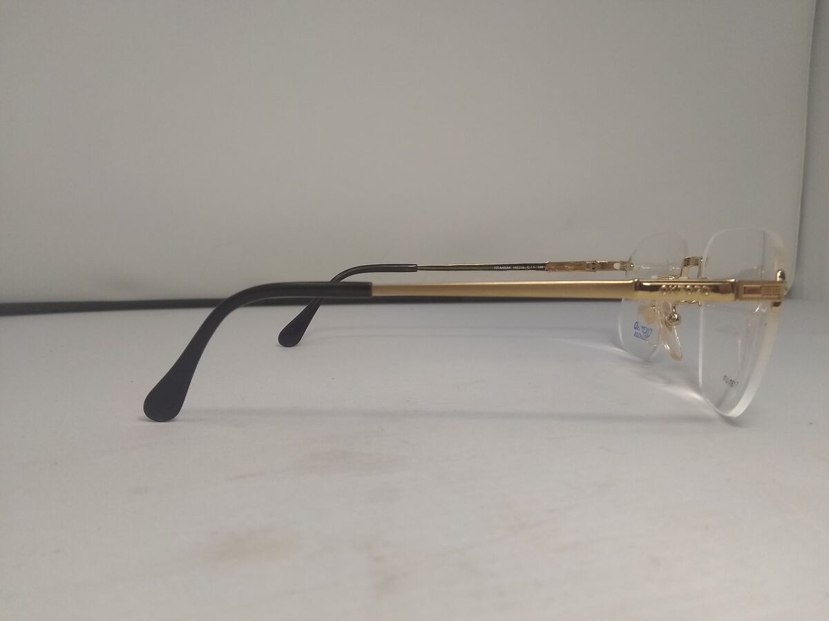 Oxford Polo Club 1035 GOLD in Titanium 56-16-140 FLEX HINGES Oxford Polo Club 1035 GOLD in Titanium 56-16-140 FLEX HINGES