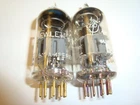 One Matched Pair of  6922 Tubes By Amperex USA, Gold Pins, For H-P, High Ratings