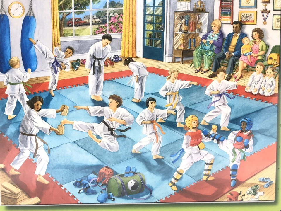 Rompecabezas Ravensburger Karate 100 XXL # 109685 NUEVO SELLADO ENVÍO GRATUITO Foto 3 de 4