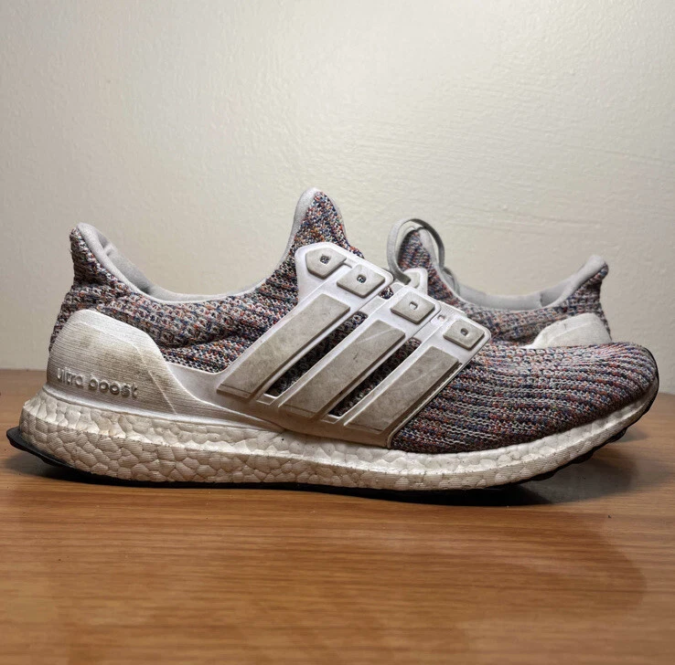 Adidas UltraBoost 4.0 Rainbow Multi Color Size 12 Sneakers CM8111