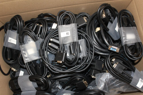 ** LOTTO LAVORO ** 50 x cavo monitor VGA maschio a maschio 50 unità ** LOTTO LAVORO ** - USATO - Foto 2 di 2