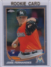 JOSE FERNANDEZ Topps Chrome MEGA BOX ROOKIE CARD Miami Marlins 2013 Baseball RC!