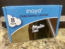 Cabinet Locks Child Safety Latches 8 Pack - Baby Proofing Cabinets Drawers
