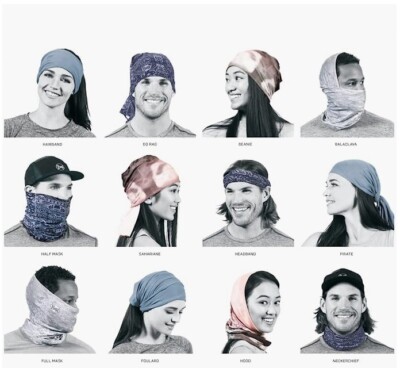 BUFF CoolNet UV Multifunctional Headband Neck Gaiter Fishing  display picture 1