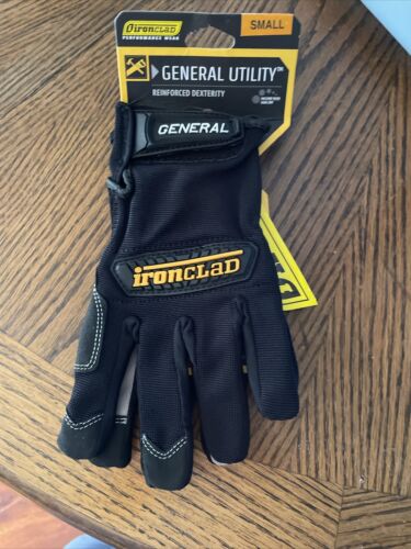 IronClad GUG General Utility Black Work Gloves - Size Small - Picture 1 of 2