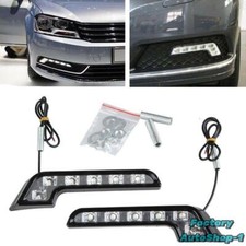 2pcs L 6 LED Daytime Running Lights Fog Lamps For Car Truck off-road Waterproof