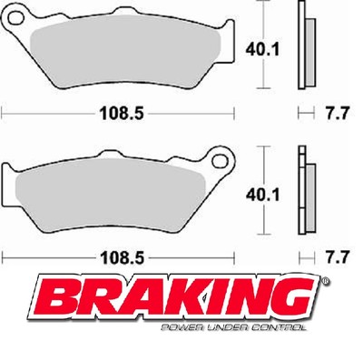 BREMSBELÄGE HINTEN BMW K 1600 GTL 2011-2015 BRAKE PADS REAR