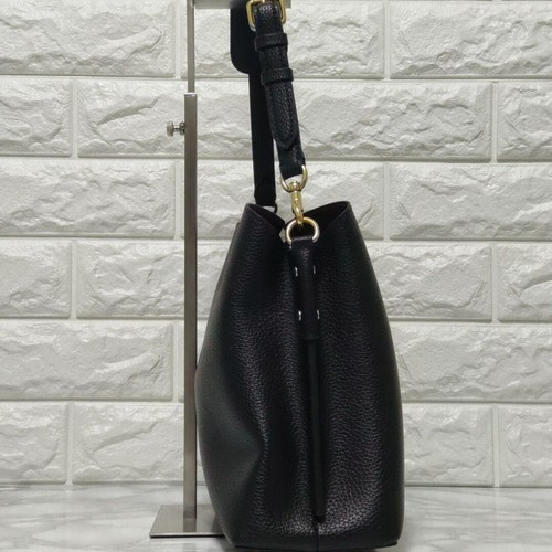Coach C2621 2WAY Willow Shoulder Bag Handbag One Shoulder Leather Black - Picture 4 of 9