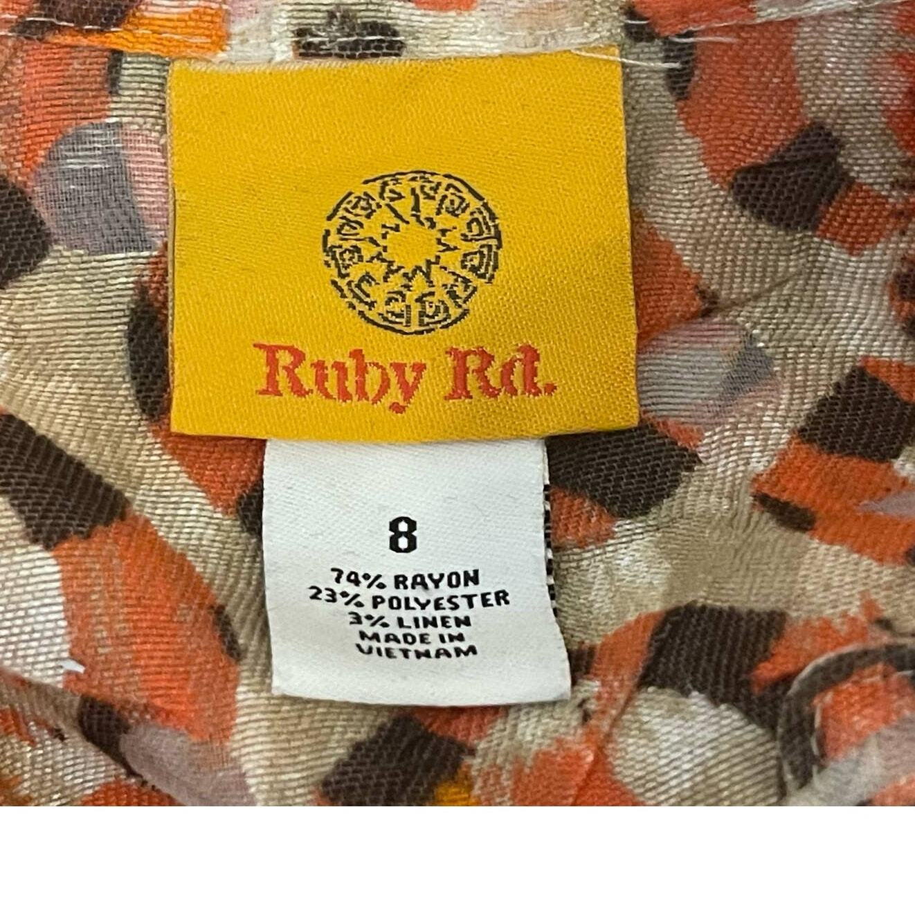 Ruby Rd Womens Button Down Linen Blend Blouse Siz… - image 7