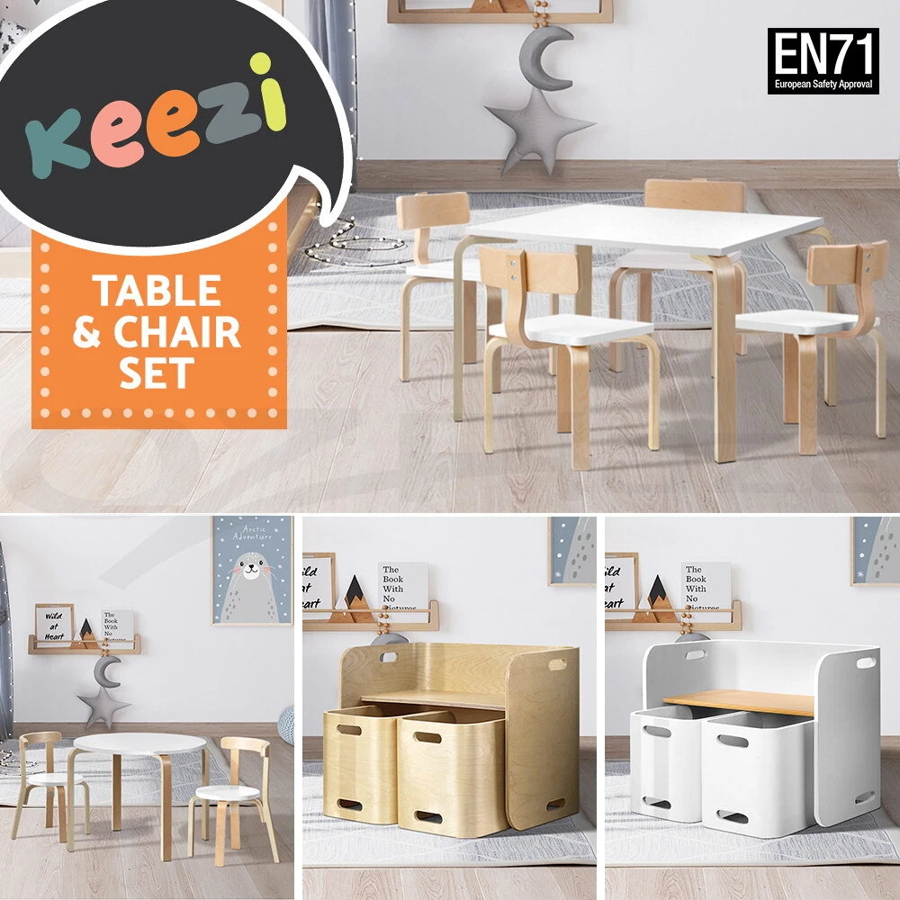 Artiss kids table and outlet chair set