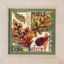 MILL HILL Buttons Beads Kit Counted Cross Stitch FALL LEAVES MH14-9204