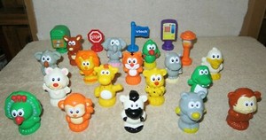 Vtech V Tech Smartville Animals Zoo Train Town Replacement 22 Figures Toy Lot