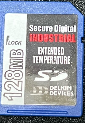 Delkin Devices 128MB Memory Industrial Grade Extended Temperature SD Card