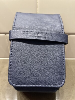 Brosse à Raser De Voyage Dolce & Gabbana - Set Avec étui/poche Marine - Neuf Avec Emballage