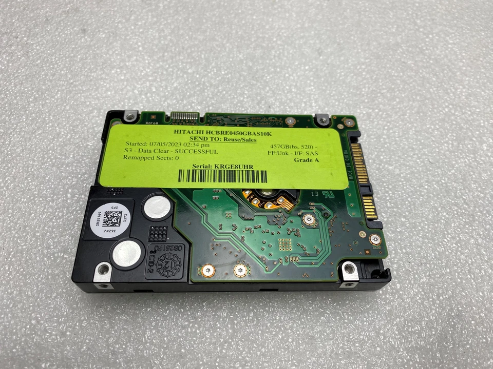 Lot of 2 Hitachi  HUC109045CSS600  2.5" SAS Server Hard Disk Drive HDD Tested - Image 3 of 4