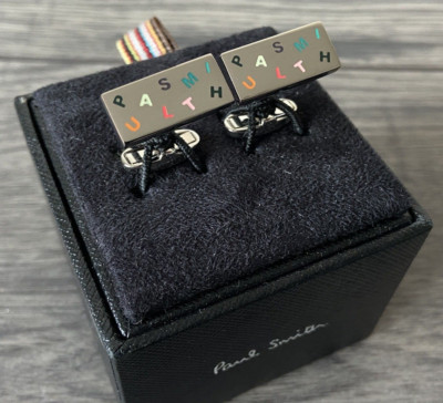 PAUL SMITH Logo Buchstaben Manschettenknöpfe BNIB
