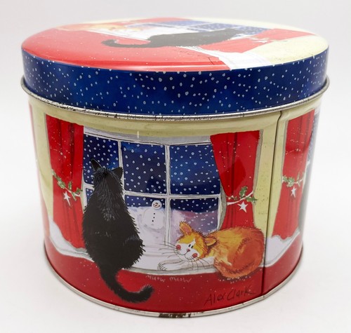 Taza de cerámica Queens Alex Clark ventana de Navidad gato con lata invierno porcelana fina - Imagen 10 de 14