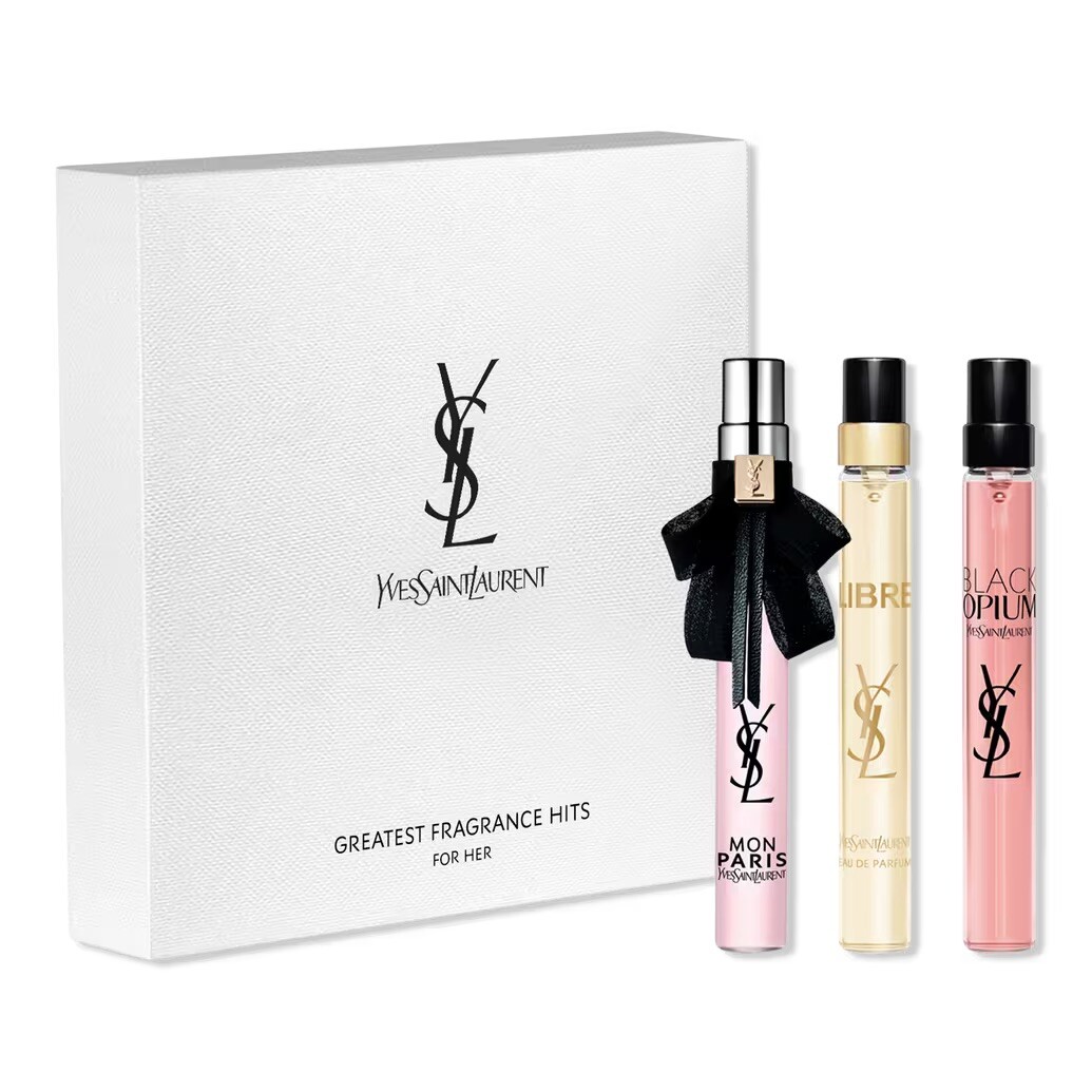 YVES SAINT LAURENT Libre Mon Paris Black Opium 3ps Gift Set 10ml