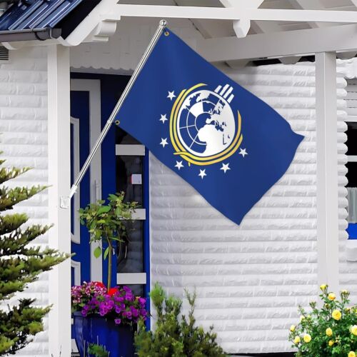 Super Earth Flag 3x5 Ft Polyester Double Sided Super Earth Banner Poster Funn... - Picture 4 of 7