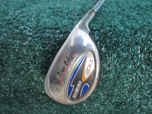 Tour Edge Bazooka QLS 5 Hybrid 26° RH Head Cover L Flex QLS-60 Graphite Shaft - Picture 5 of 13