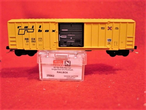 MTL 25562 RAILBOX 50' Rib Side Box Car #31562 'NUEVO' ESCALA N | Zustand: New