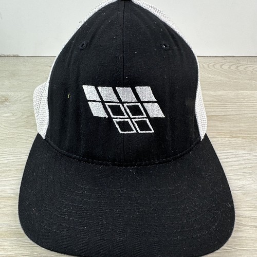Cappello nero TesMec taglia L/XL cappello da baseball aderente - Foto 4 di 12