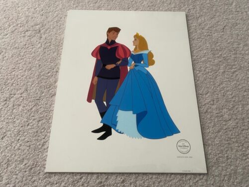 Original WALT DISNEY Dornröschen Aurora LE 5000 SeriCel Serigraph Cel Cell!