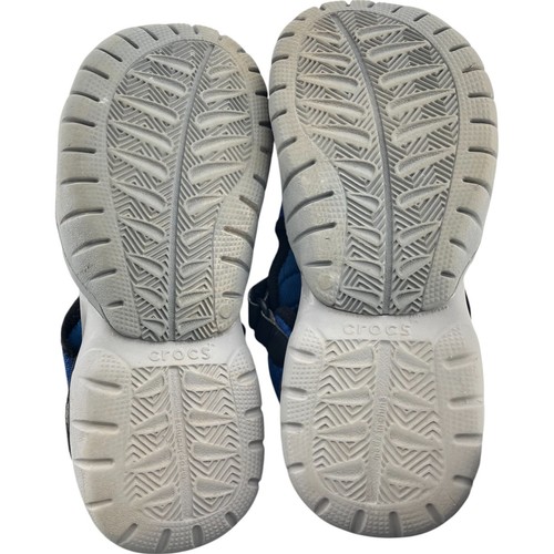 Crocs Blue SwiftWater Mesh Sandals Mens Size 7 Water Shoes 15041 - Picture 12 of 14