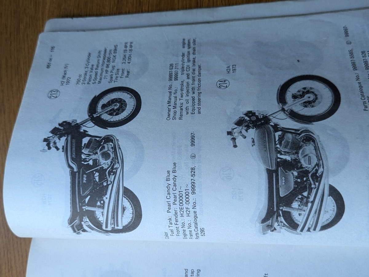 ドラページ Kawasaki Model Recognition Manual | eBay UK