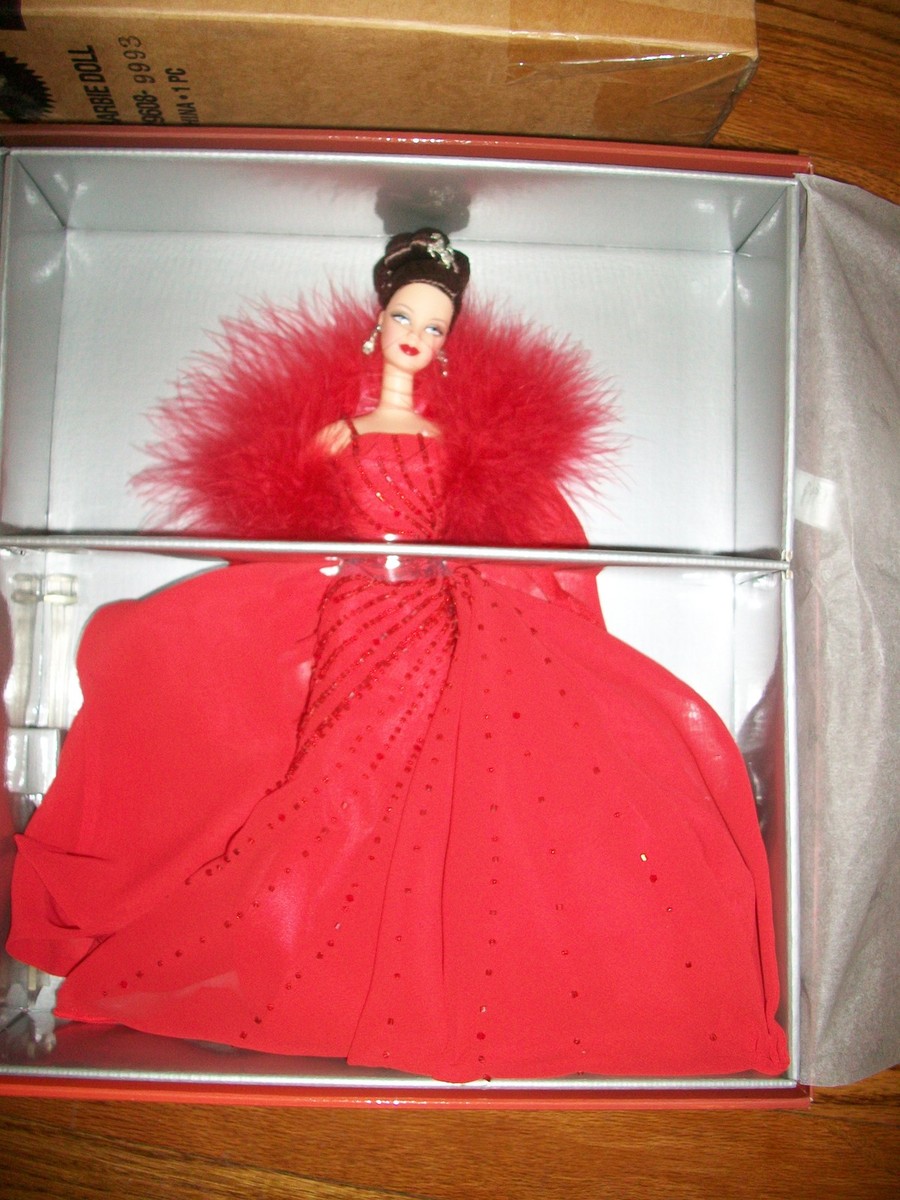 Ferrari Barbie 2000 Limited Edition Red Gown | eBay