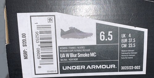 Crampons de crosse femme Under Armour Blur Smoke taille 6,5 noir/violet 3025123-002 - Photo 6/6
