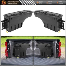 For 1997-2014 Ford F150 Truck Bed Storage Tool Box Swing Case Left + Right Side