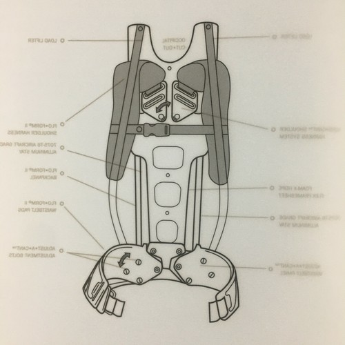 Gregory Mountain Products - Flo-Form shoulder Harness gen 2 - Ms Med - New other - Picture 9 of 9