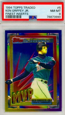 プロ野球カードゲームセット 1994-1997 ✨1994 TOPPS TRADED ⚾️ KEN GRIFFEY JR. ( FINEST INSERTS MVP ) #5