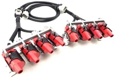 8 D585 Ignition Coils Remote Mounting Bracket 36" Wire Extension FOR LS2 LS3 LS7