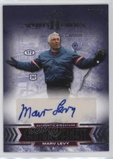2013 Leaf Sports Heroes Canton's Finest Silver 4/10 Marv Levy Auto HOF k4s