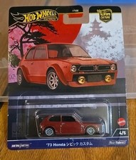 Hot Wheels Car Culture JH4 Japan Historics 4 '73 Honda Civic Custom hatch