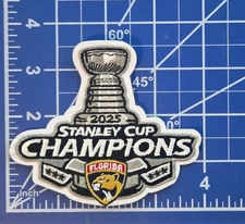 Florida Panthers 2025 Stanley Cup Champs Iron On Patch ~ Free Tracking!
