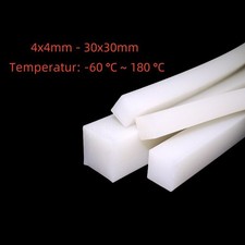1030mm Silikon Gummi Vierkantprofil Dichtung Vierkant Quadrat Gummidichtung