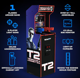 Arcade1Up Home Arcade Cabinet Terminator 2 Deluxe Below Retail Special Price