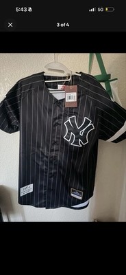 Mitchell & Ness New York Yankees Jay-Z Black Pinstripe Jersey Men s M 1996 WS