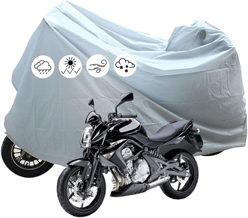 Favoto Telo Coprimoto 210D per Moto con Parabrezza Alto Resistente a