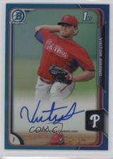 2015 Bowman Chrome Prospects Blue Refractor /150 Victor Arano #BCAP-VA Auto 4h4