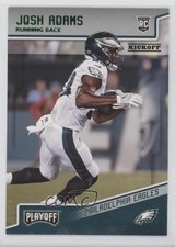 2018 Panini Playoff Rookies Kickoff Josh Adams #296 kn8