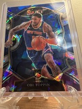 🔥Panini 2020-21 Select Obi Toppin Rookie Prizm #68 Concourse New York Knicks🔥