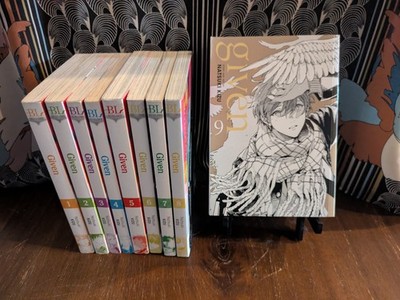 Given Manga 1-9 COMPLETE SERIES! by Natsuki Kizu Boys Love Sublime BL Manga